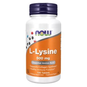 Now Foods L-Lisina 500 mg - 100 comprimidos