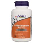 Now Foods L-Metionina 500 mg - 100 Cápsulas