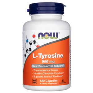 Now Foods L-Tirosina 500 mg - 120 Cápsulas