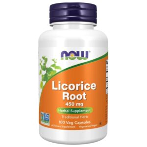 Now Foods Regaliz Raíz 450 mg - 100 Cápsulas