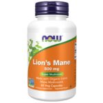 Now Foods Melena de león (Hericium Erinaceus) 500 mg – 60 cápsulas