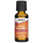 Now Foods Líquido D-3 & MK-7 - 30 ml