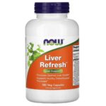 Now Foods Liver Refresh - 180 Cápsulas Vegetales