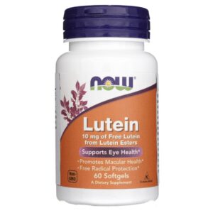 Now Foods Luteína 10 mg - 60 Cápsulas blandas