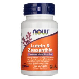 Now Foods Luteína y Zeaxantina - 60 Cápsulas blandas