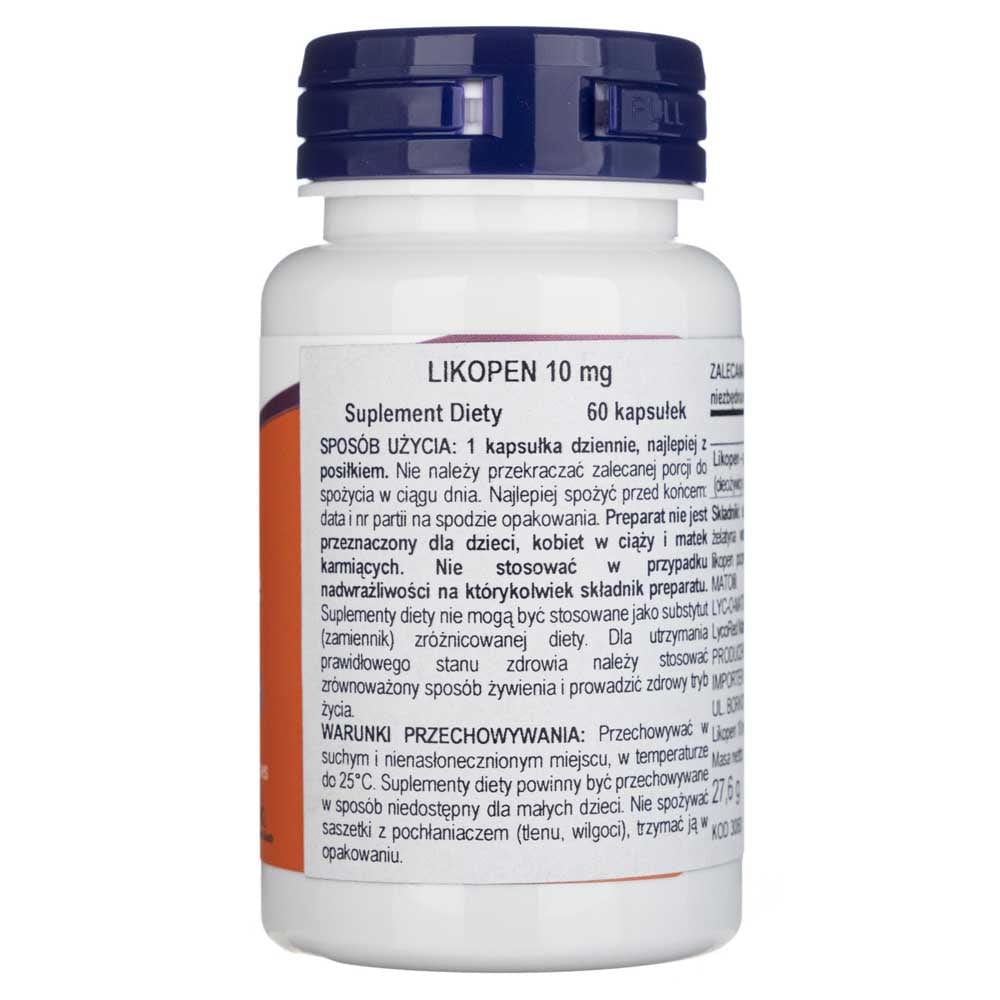 Now Foods Licopeno 10 mg - 60 Cápsulas blandas - Imagen 3