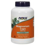 Now Foods Magnesio 400 mg - 180 Cápsulas Vegetales