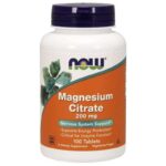 Now Foods Citrato de magnesio 200 mg - 100 Tabletas