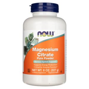 Now Foods Citrato de magnesio puro en polvo - 227 g