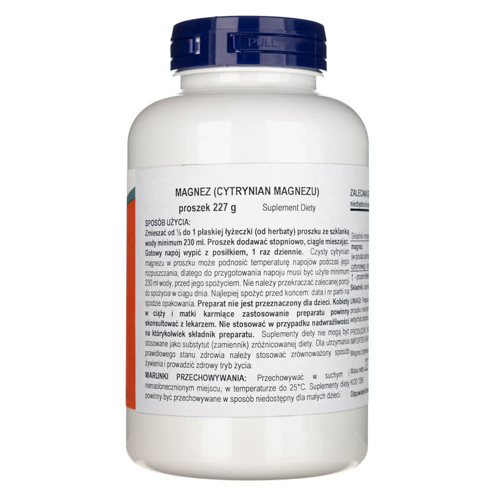 Now Foods Citrato de magnesio puro en polvo - 227 g - Imagen 2