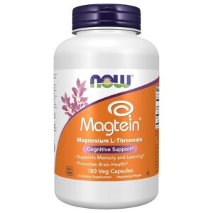 Now Foods Magtein Magnesio L-treonato - 180 cápsulas