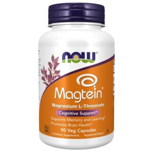 Now Foods Magtein Magnesio L-Treonato - 90 Cápsulas