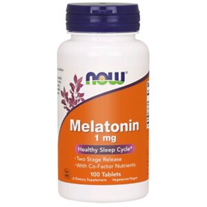 Now Foods Melatonina 1 mg - 100 comprimidos
