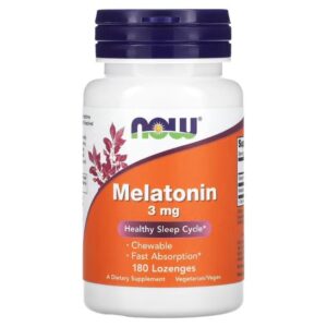 Now Foods Melatonina 3 mg - 180 Pastillas