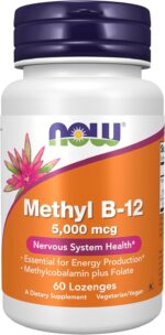 Now Foods Metil B-12 5000 mcg - 60 Pastillas