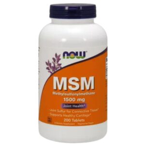 Now Foods MSM 1500 mg - 200 comprimidos
