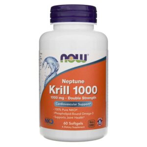 Now Foods Neptune Krill, Doble Fuerza 1000 mg - 60 Cápsulas Blandas