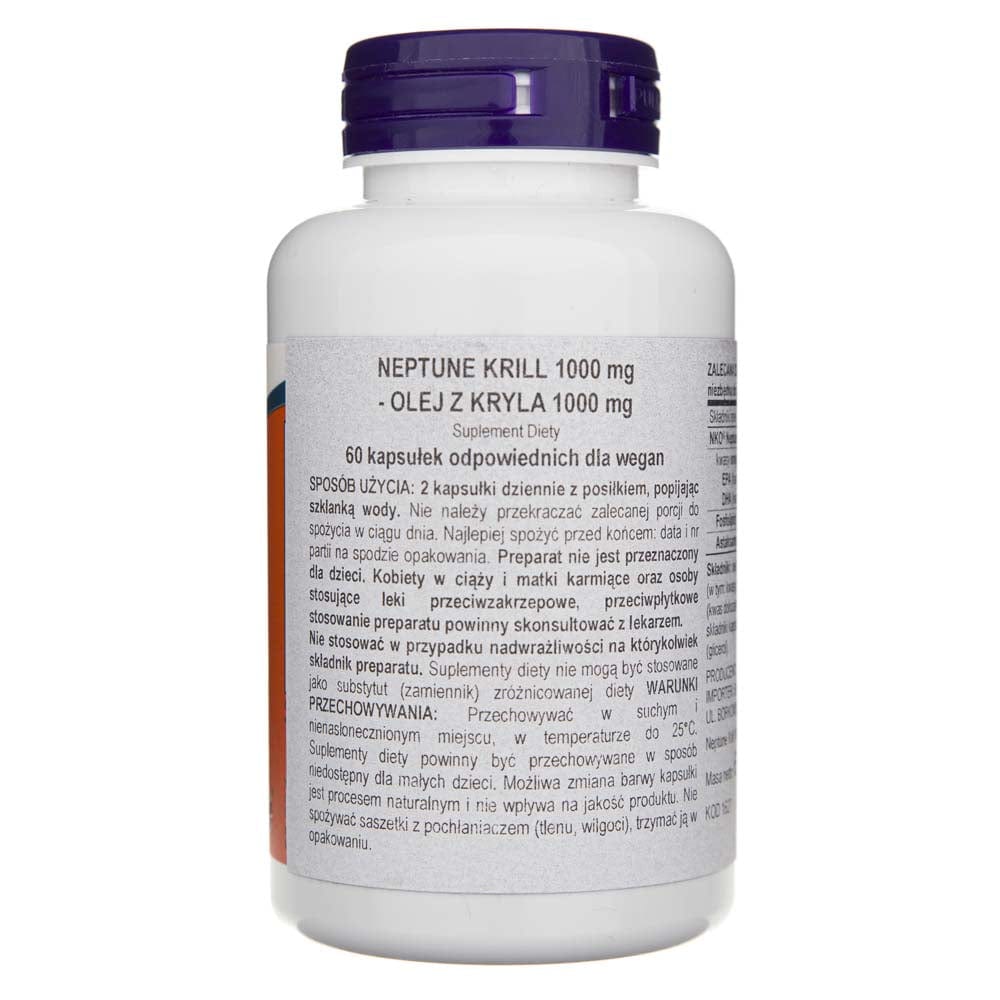 Now Foods Neptune Krill, Doble Fuerza 1000 mg - 60 Cápsulas Blandas - Imagen 3
