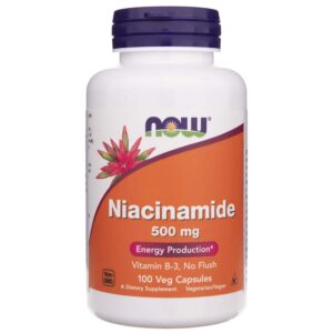 Now Foods Niacinamida 500 mg - 100 Cápsulas Vegetales