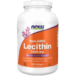 Now Foods Lecitina no OGM 1200 mg - 400 cápsulas blandas