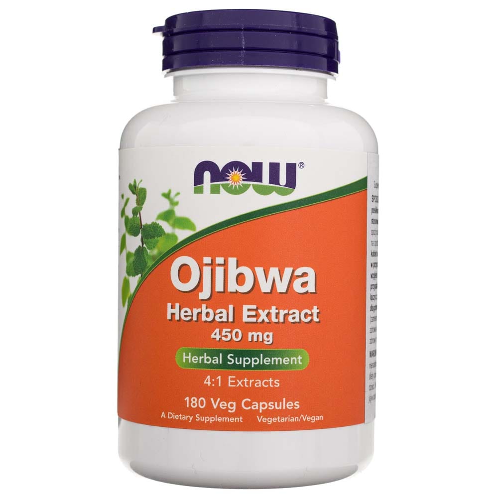 Now Foods Extracto de hierbas ojibwa 450 mg - 180 cápsulas vegetales