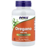 Now Foods Orégano 450 mg – 100 cápsulas vegetales
