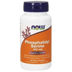Now Foods Fosfatidil Serina 100 mg - 60 Cápsulas