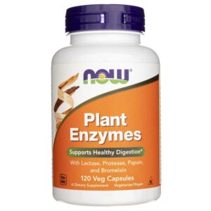 Now Foods Enzimas Vegetales - 120 Cápsulas Vegetales
