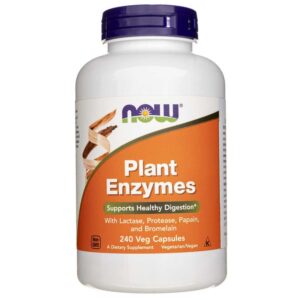 Now Foods Enzimas vegetales - 240 cápsulas vegetales