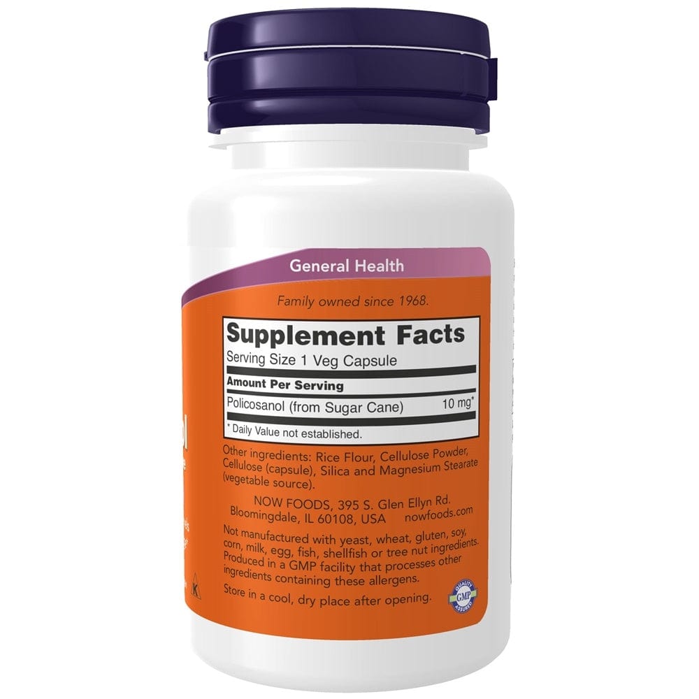 Now Foods Policosanol 10 mg - 90 cápsulas vegetales - Imagen 2