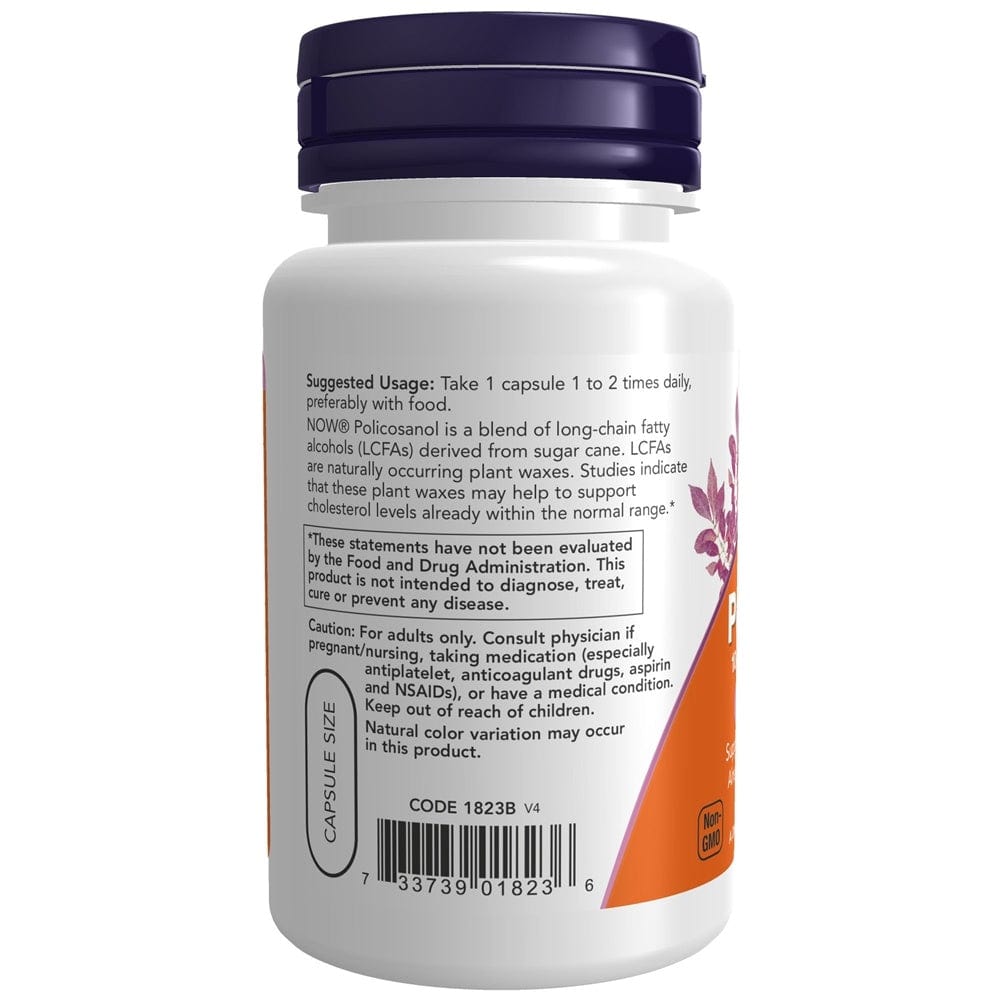 Now Foods Policosanol 10 mg - 90 cápsulas vegetales - Imagen 3