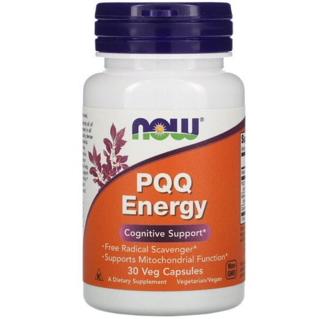 NOW Foods PQQ 20 mg Energy - 30 Capsules