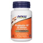 Now Foods Probiotic-10, 50 mil millones - 50 cápsulas vegetales