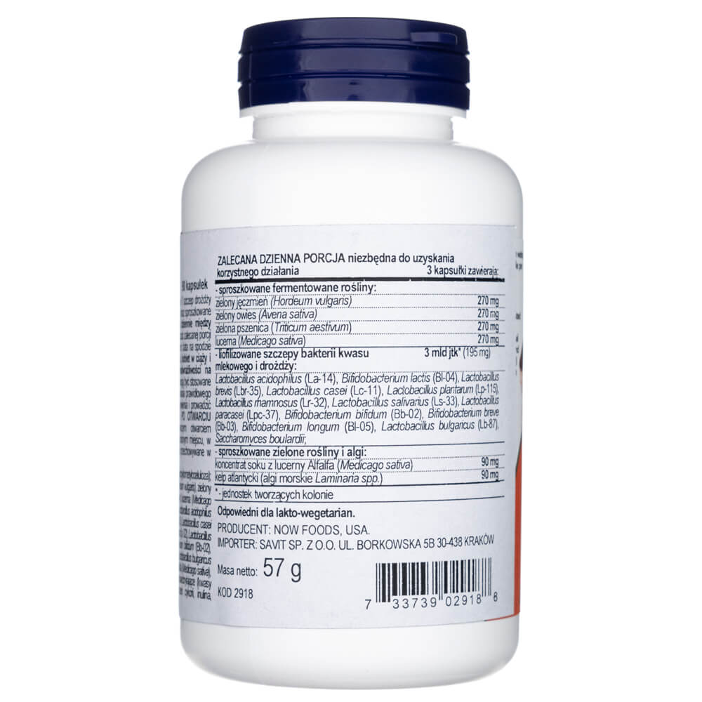 Now Foods Probiotic Defense - 90 cápsulas vegetales - Imagen 3