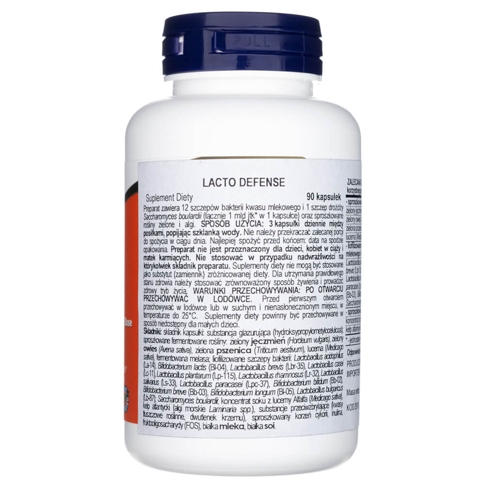 Now Foods Probiotic Defense - 90 cápsulas vegetales - Imagen 2