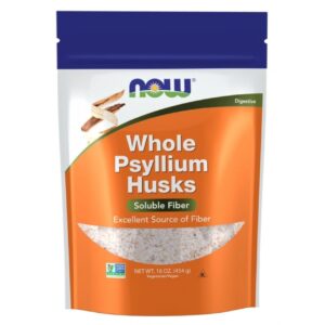 Now Foods Cáscara de psyllium en polvo - 454 g