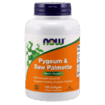 Now Foods Pygeum & Saw Palmetto - 120 Cápsulas