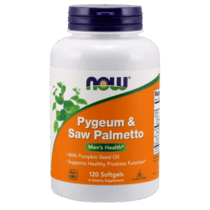 Now Foods Pygeum & Saw Palmetto - 120 Cápsulas