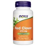 Now Foods Trébol Rojo 375 mg - 100 Cápsulas Vegetales