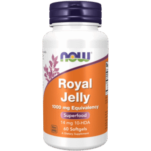 Now Foods Jalea Real 1000 mg - 60 Cápsulas blandas