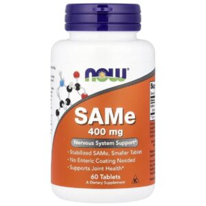 Now Foods SAMe 400 mg - 60 comprimidos