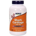 Now Foods Cartílago de Tiburón 750 mg - 300 Cápsulas
