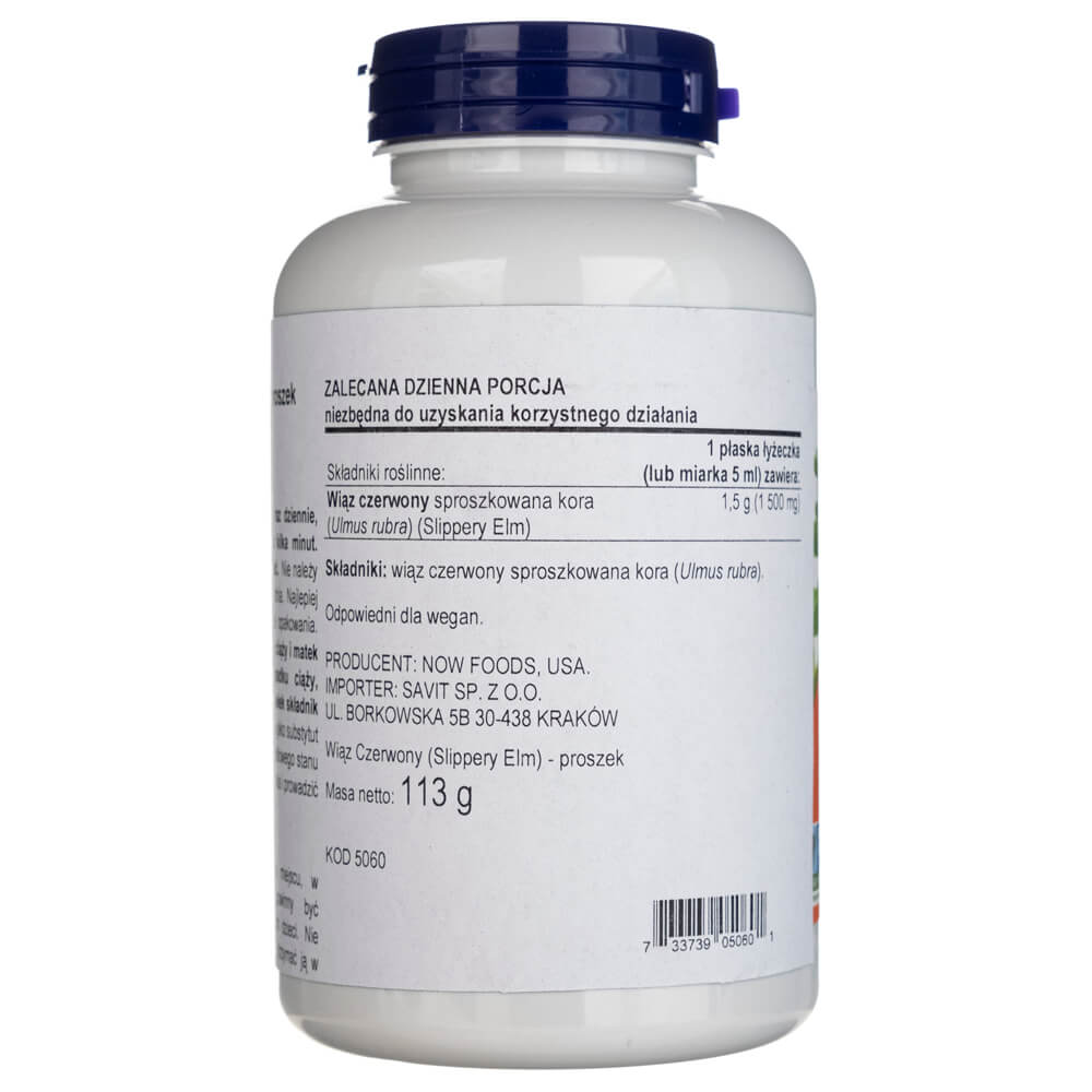 Now Foods Olmo resbaladizo en polvo - 113g - Imagen 2