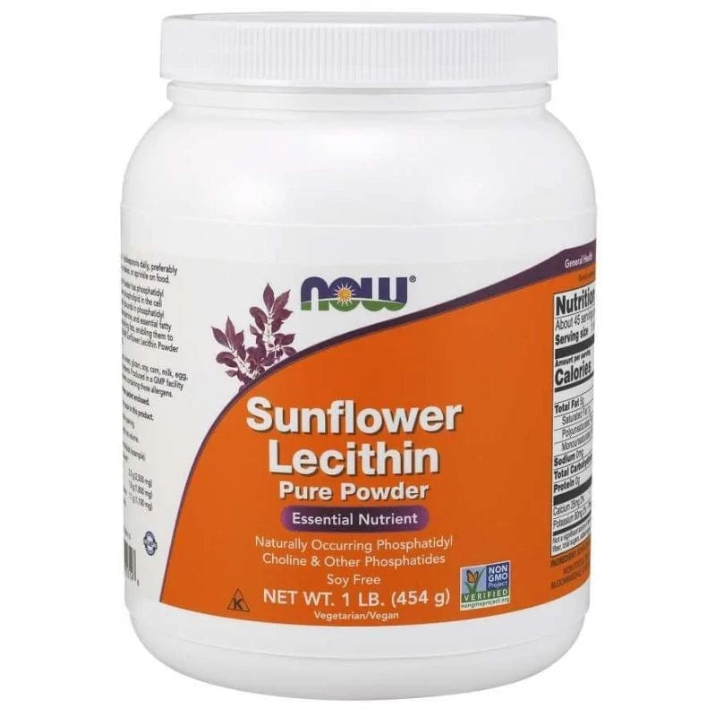 Now Foods Lecitina de Girasol Pura en Polvo - 454 g