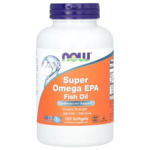 Now Foods Super Omega EPA 1000 mg - 120 cápsulas blandas