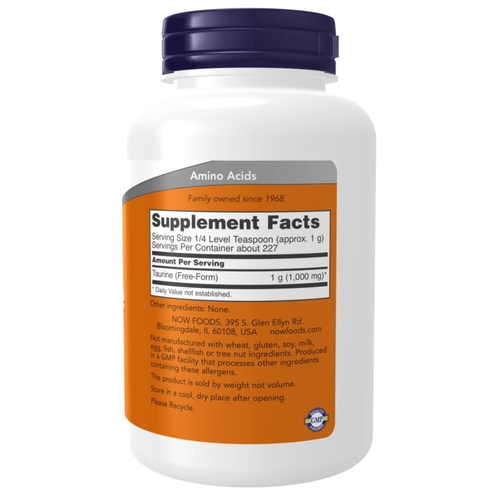 Now Foods Taurina Pura en Polvo - 227 g - Imagen 2