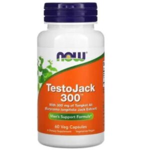 Now Foods TestoJack 300™ mg - 60 Cápsulas