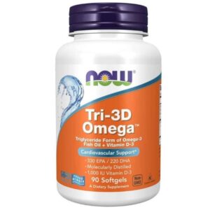 NOW Foods Tri-3D Omega - 90 Capsules