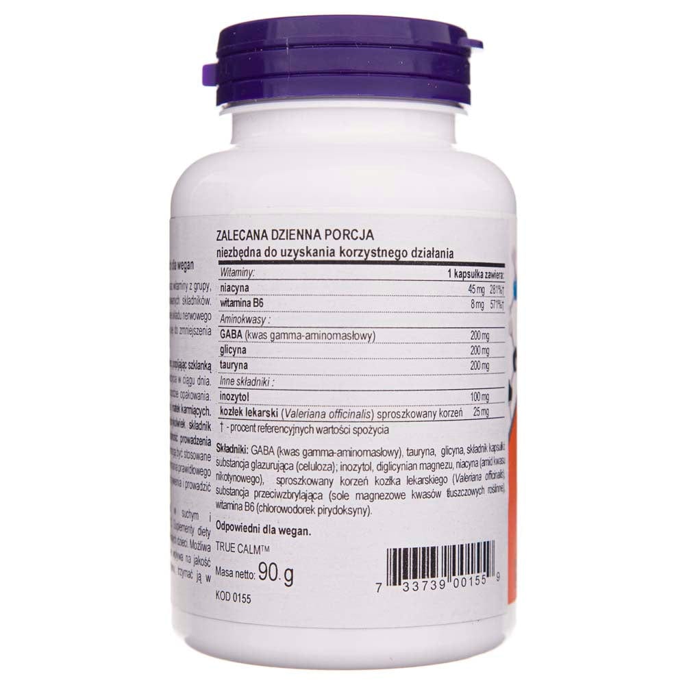 Now Foods True Calm - 90 cápsulas vegetales - Imagen 2