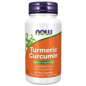 Now Foods Cúrcuma Curcumina - 60 Cápsulas Vegetales
